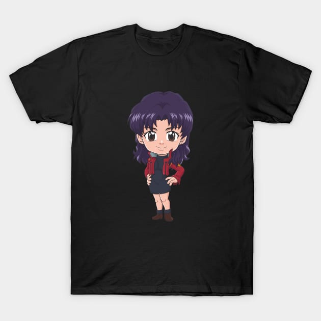 NERV Major Misato T-Shirt by TeeTowArt